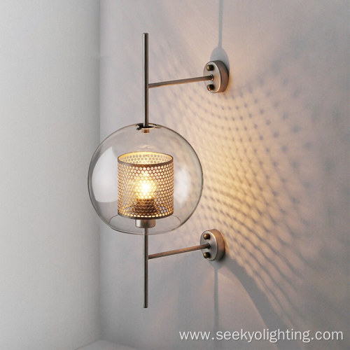 Gold Wall Lamp Creative Indoor Bedside Wall Sconce